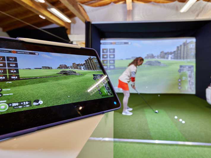 Indoorgolf Mit Trackman Indoor Golf Garmisch Partenkirchen Golfen An